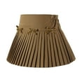 thumbnail image 1 of WOYY Little Girls Pleated Skirt High Waist A-Line Skirt Preppy Style Lace Skort, Sizes 1-12, 1 of 8