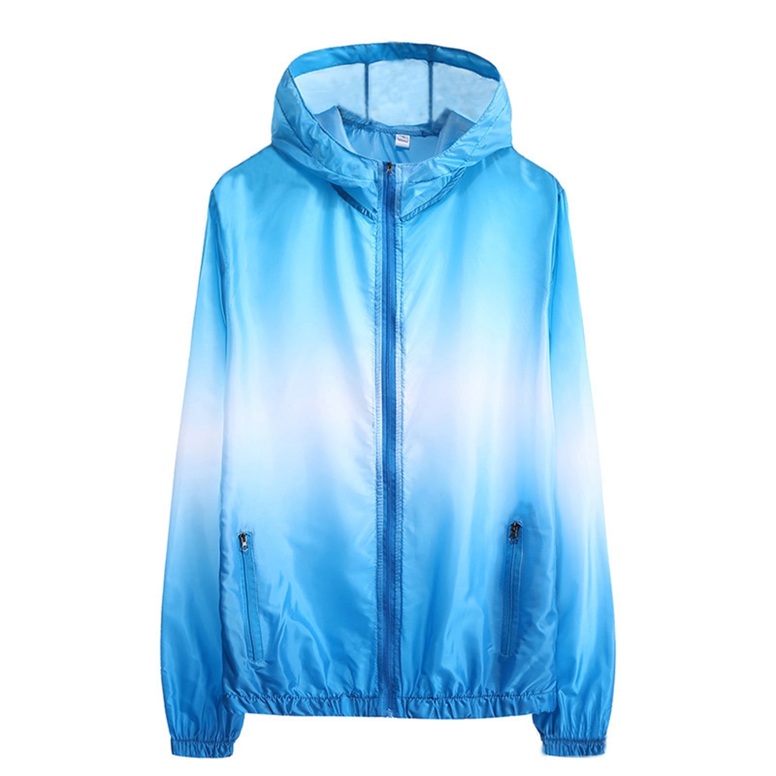 WOYY Little Girls Upf50+ Lightweight Jacket Summer Breathable Zipper ...