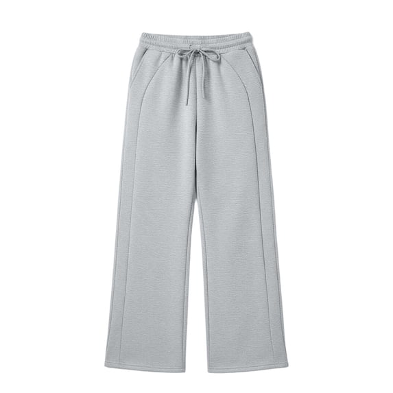 WOYY Little Girls Wide Leg Sweatpants Casual Athletic High Rise Baggy Pants Kids Trousers