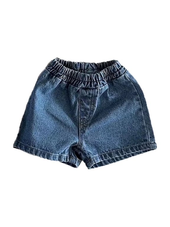 Newborn Boy's Denim Shorts Casual Pull On Jean Shorts Kids Summer Breathable Shorts