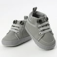 thumbnail image 1 of WOYY Newborn Boys Prewalker High Top Non Slip Walking Shoes Casual Sport Slip-On Shoes, 1 of 5