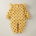 thumbnail image 1 of WOYY Newborn Girl's Long Sleeve Romper Flower Prints Round Neck Jumpsuit Fall Winter Clothes, 1 of 8