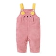 thumbnail image 1 of WOYY Girl's Overalls Solid Sleeveless Strap Jumpsuit Children Casual Bib Pants, 1 of 4