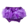 thumbnail image 1 of WOYY Girls Mesh Bloomers Cute Bow Tutu Skirt Cotton Pull-On Shorts for Baby, Sizes 6-12M, 1 of 3