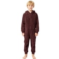 thumbnail image 1 of WOYY Onesies for Boys Girls Hooded Jumpsuit Winter Warm Romper One-Piece, Sizes 1-2T, 1 of 7