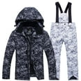 thumbnail image 1 of WOYY Ski Suit for Boys and Girls Outdoor Snowsuit Hooded Jacket Pants Outfits, Sizes 13-14, 1 of 6