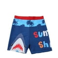 thumbnail image 1 of WOYY Swim Shorts for Boys Cartoon Shark Print Kids Swim Trunks Board Shorts Bathing Suit, 1 of 3