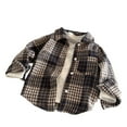 thumbnail image 1 of WOYY Teen Boys Flannel Long Sleeve Plaid Shirt Casual Button Down Shirt, Sizes 15-16, 1 of 3
