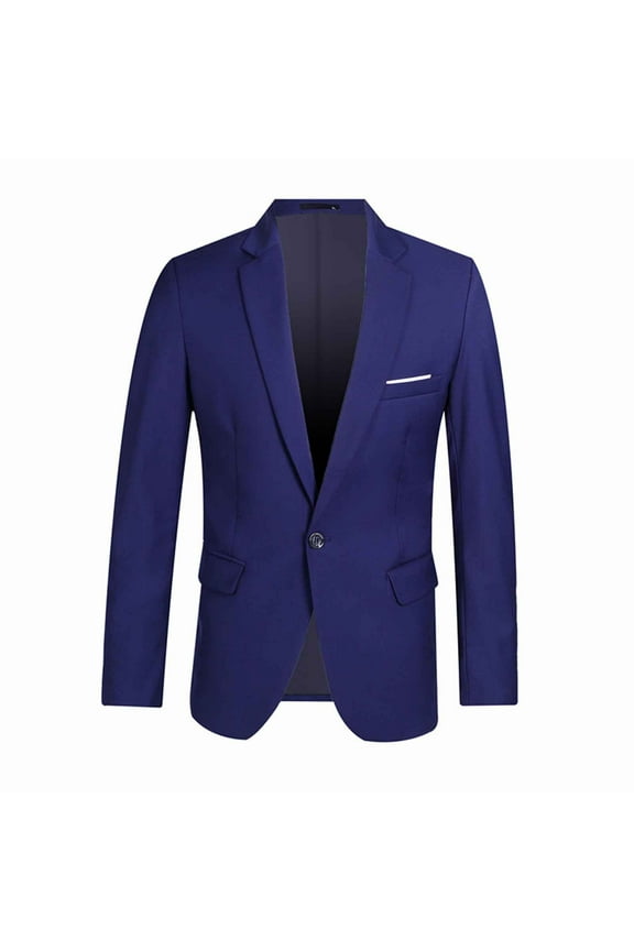 Teen Boys Formal Suit Jacket Long Sleeve Party Dress Blazer Coat, Sizes 10-19