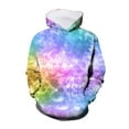 thumbnail image 1 of WOYY Tie Dyed Hoodie for Girls Loose Soft Hooded Sweatshirt Long Sleeve Pullover Shirt, 1 of 3