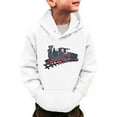 thumbnail image 1 of WOYY Toddler Boy's Casual Hoodie Train Print Pullover Hooded Sweatshirt Kids Winter Warm Hoodies, 1 of 4