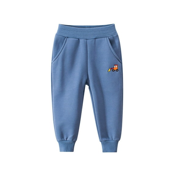 WOYY Toddler Boy's Sweatpants Solid Sport Jogger Pants Fall Winter Casual Trousers