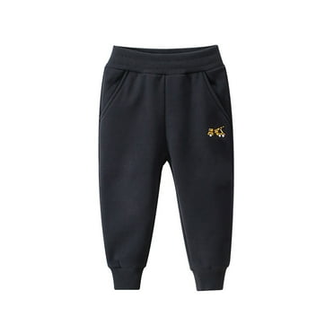 WOYY Toddler Boy's Sweatpants Solid Sport Jogger Pants Fall Winter Casual Trousers