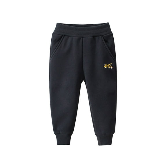WOYY Toddler Boy's Sweatpants Solid Sport Jogger Pants Fall Winter Casual Trousers