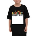 thumbnail image 1 of WOYY Toddler Boys Birthday T-Shirt Letter Print Short Sleeve T Shirt Loose Summer Tshirt, 1 of 4