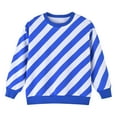 thumbnail image 1 of WOYY Toddler Boys Casual Striped Sweatshirt Kids Long Sleeve Pullover Top, Sizes 3-4T, 1 of 3