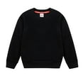 thumbnail image 1 of WOYY Toddler Boys Casual Sweatshirt Solid Color Unisex Crewneck Pullover Sweatshirts, 1 of 1