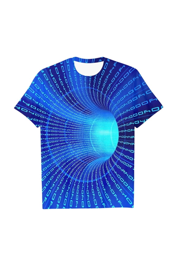 Toddler Boys Cool Graphic T-Shirt Short Sleeve Crewneck T Shirt for Kids, Sizes 1-13