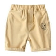 thumbnail image 1 of WOYY Toddler Boys Cotton Shorts Kids Comfortable Elastic Waist Casual Shorts, Sizes 1-7, 1 of 8