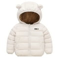 thumbnail image 1 of WOYY Toddler Boys Down Coat Warm Fleece Lined Hooded Zip Up Jacket Outerwear, Sizes 2-3T, 1 of 3
