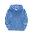 thumbnail image 1 of WOYY Toddler Boys Hoodie Solid Casual Soft Cozy Hooded Sweatshirt, Sizes 3-4T, 1 of 2