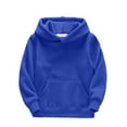 thumbnail image 1 of WOYY Toddler Boys Hoodie Solid Casual Soft Cozy Hooded Sweatshirt, Sizes 4-5T, 1 of 2