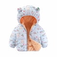 thumbnail image 1 of WOYY Toddler Boys -Lined Down Coat Cartoon Print Padded Jacket Outerwear, Sizes 1-2T, 1 of 5