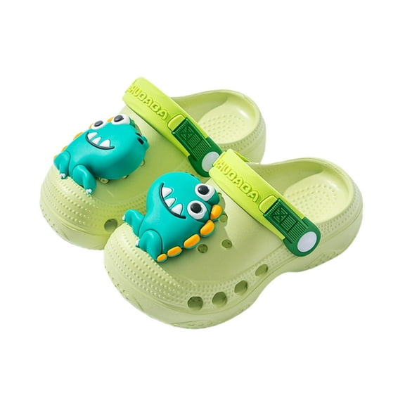 WOYY Toddler Boys Girls Cute Cartoon Clogs Kids Lightweight Garden Shoes Beach Pool Sandals