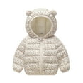 thumbnail image 1 of WOYY Toddler Boys Girls Padded Coat Cute Cartoon Puffer Jacket Outerwear, Sizes 1-2T, 1 of 2