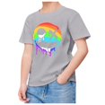 thumbnail image 1 of WOYY Toddler Boys Graphic Tee Short Sleeve Crew Neck T-Shirt Summer Tshirt, Sizes 3-13, 1 of 3