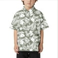 thumbnail image 1 of WOYY Toddler Boys Hawaii Beach Button-Down Shirt Summer Short Sleeve Shirt, Sizes 3-13, 1 of 3