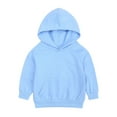 thumbnail image 1 of WOYY Toddler Boys Hoodies Solid Long Sleeve Hooded Sweatshirts with Pocket, Sizes 4-5T, 1 of 2