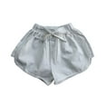 thumbnail image 1 of WOYY Toddler Boys Lightweight Pull-On Shorts Solid Plain Casual Shorts, Sizes 3-4T, 1 of 4