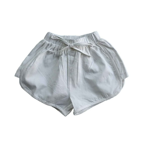 WOYY Toddler Boys Lightweight Pull-On Shorts Solid Plain Casual Shorts, Sizes 4-5T
