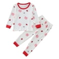 thumbnail image 1 of WOYY Toddler Boys Pajamas Long Sleeve T-Shirt Pants Homewear 2Pcs Outfits, Sizes 12M-5T, 1 of 4