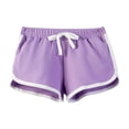 thumbnail image 1 of WOYY Toddler Boys Running Workout Shorts Athletic Breathable Gym Dolphin Shorts, Purple, 1 of 3