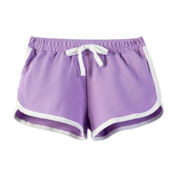 WOYY Toddler Boys Running Workout Shorts Athletic Breathable Gym Dolphin Shorts, Purple