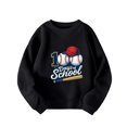 thumbnail image 1 of WOYY Toddler Girls 100 Days Of School Sweatshirt Letter Graphic Pullover Top, Sizes 3-4T, 1 of 3