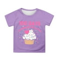 thumbnail image 1 of WOYY Toddler Girls 100 Days Of School T-Shirt Short Sleeve Crew Neck T Shirt, Sizes 3-4T, 1 of 3