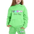thumbnail image 1 of WOYY Toddler Girls 2 Piece Casual Active Hoodie Sweatpants Outfits Sweatsuit, Sizes 3-4T, 1 of 6