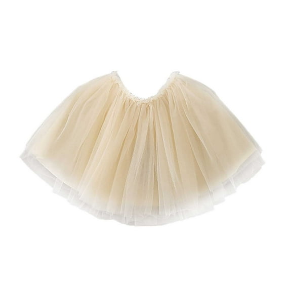 WOYY Toddler Girls Ballet Dance Skirt Birthday Party Tutu Skirt Petticoat, Sizes 6M-4T