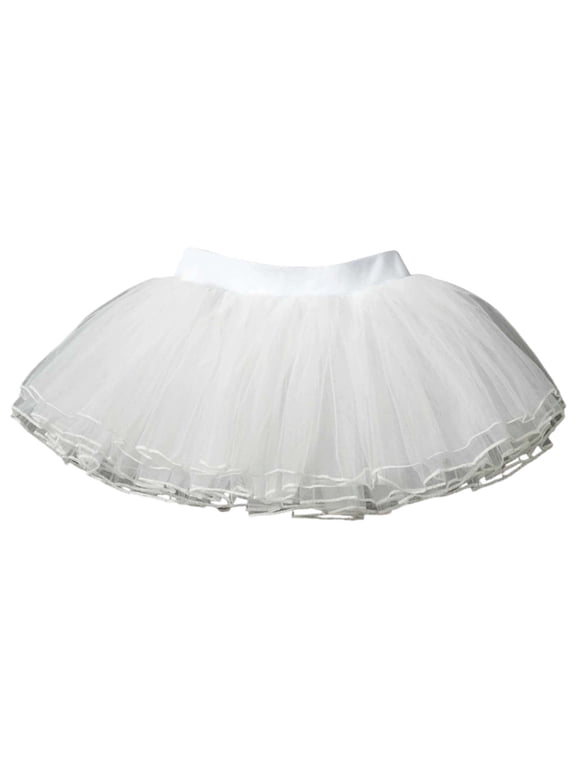 Toddler Girls Ballet Dance Tutu Skirt Layered Flared Party Performance Skirt, Sizes 3-4