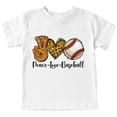 thumbnail image 1 of WOYY Toddler Girls Baseball Graphic T-Shirt Summer Casual Short Sleeve T Shirt Tee Tops, 1 of 3