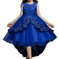 thumbnail image 1 of WOYY Toddler Girls Birthday Wedding Party Dress Mesh Tulle Pageant Gown, Sizes 3-15, 1 of 3