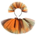 thumbnail image 1 of WOYY Toddler Girls Carnival Party Dance Lion Tutu Skirt Headband 2Pcs Outfits, Sizes 2-9, 1 of 5