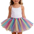 thumbnail image 1 of WOYY Toddler Girls Carnival Party Tutu Skirt Kids Tulle Dance Ballet Skirt, 1 of 3