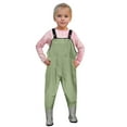 thumbnail image 1 of WOYY Toddler Girls Chest Waders Kids Suspenders Overalls Waders with Pocket, Sizes 2-3T, 1 of 7