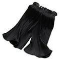 thumbnail image 1 of WOYY Toddler Girls Chiffon Pleated Wide Leg Pants Lightweight Ruffle High Rise Flowy Pants, 1 of 8