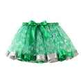 thumbnail image 1 of WOYY Toddler Girls Christmas Snowflake Print Tutu Skirt Party Tulle Skirt, Sizes 2-11, 1 of 4