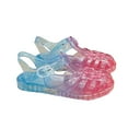 thumbnail image 1 of WOYY Toddler Girls Close Toe Jelly Sandals Gradient Summer Beach Princess Sandal, 1 of 8